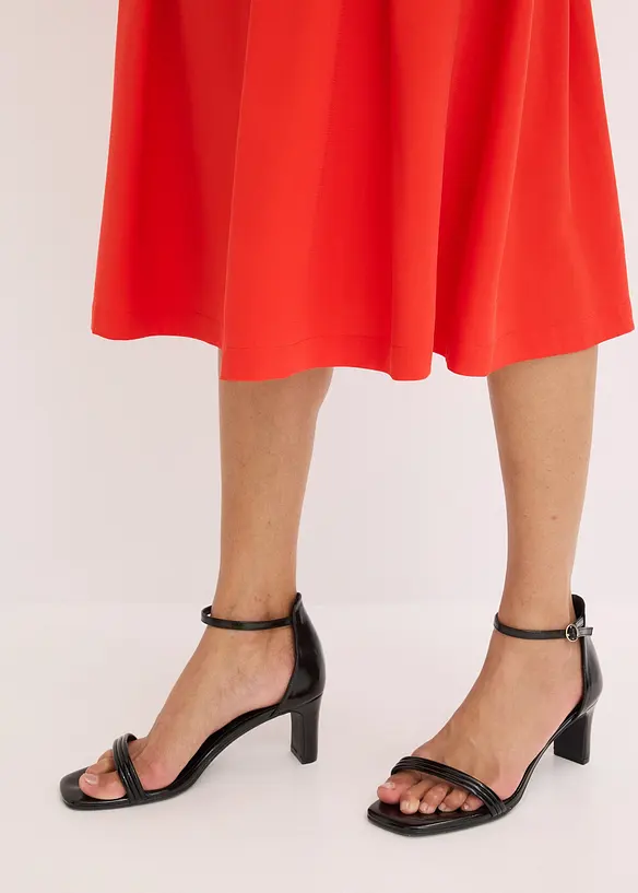 Plooirok van soepele viscose, bonprix