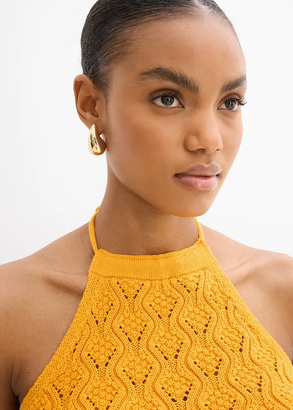 Gebreide neckholder top, bonprix