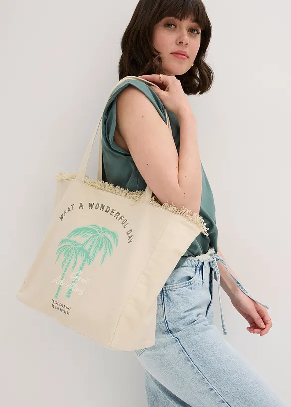 Shopper van canvas, bonprix