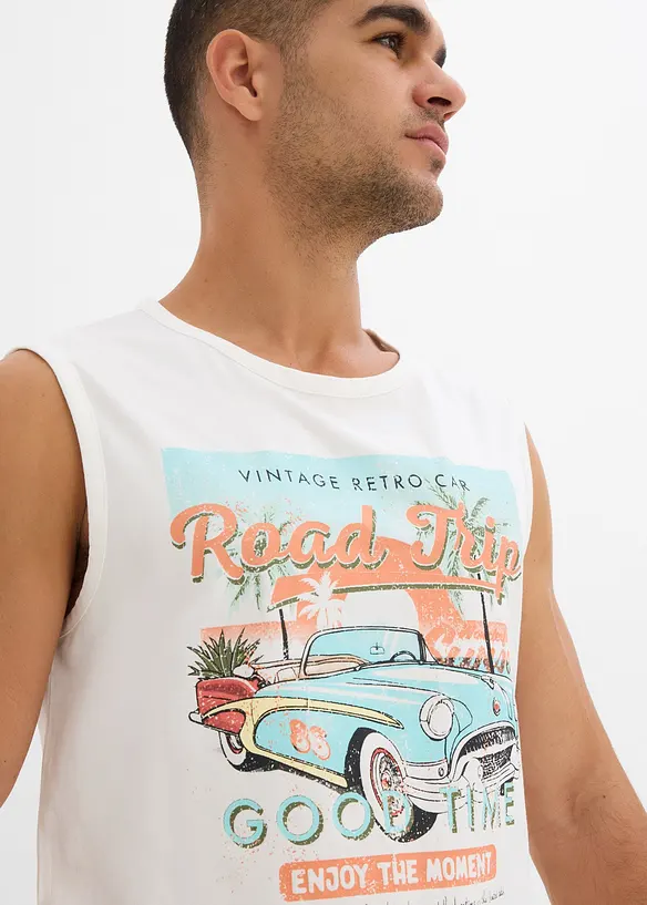 Muscle shirt in gewassen look (set van 2), bonprix