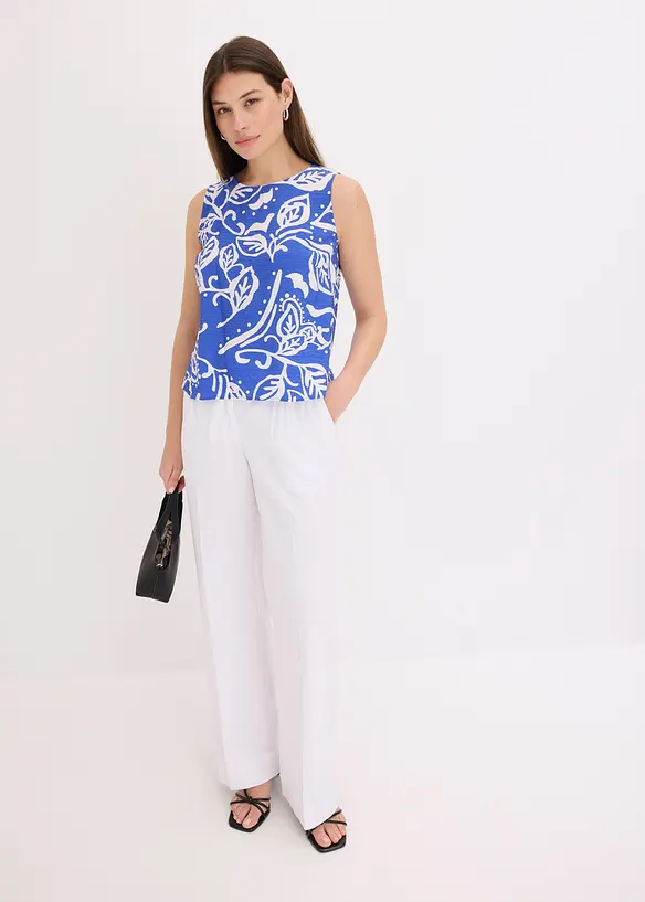 Gedessineerde blousetop, bonprix