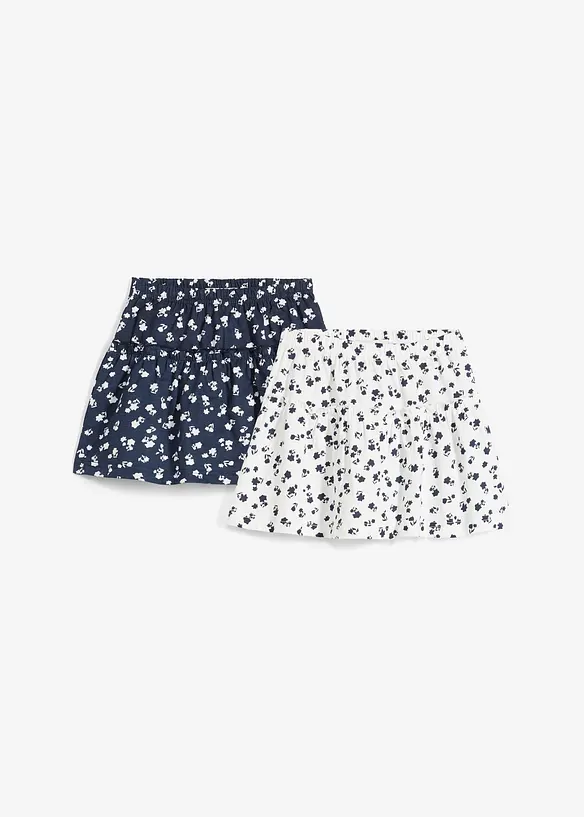 Jersey rok van puur biologisch katoen in een set van 2, bonprix