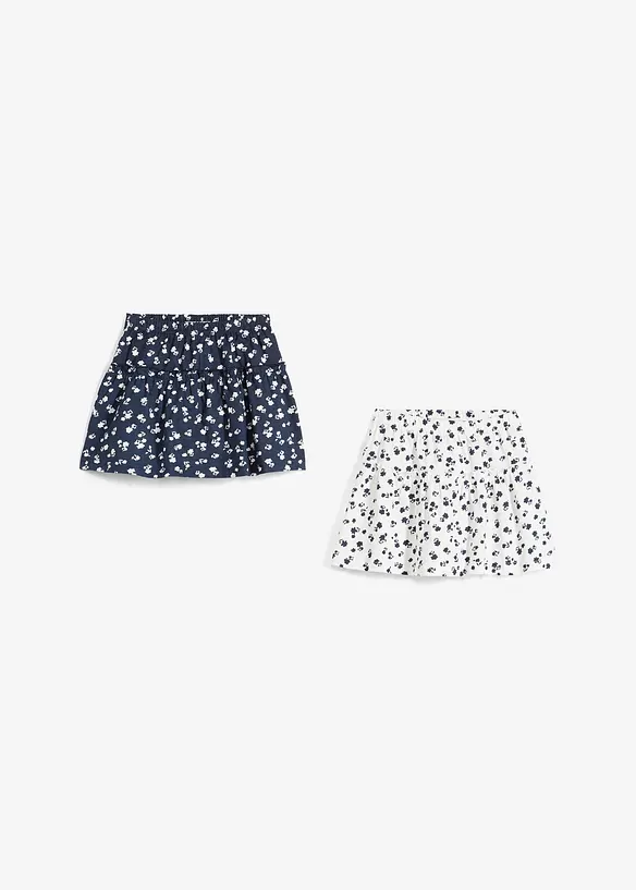 Jersey rok van puur biologisch katoen in een set van 2, bonprix