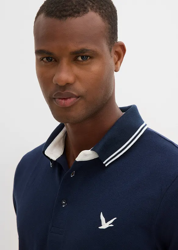 Piqué poloshirt van puur katoen, bonprix