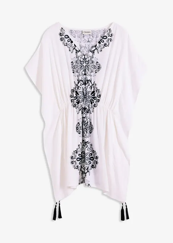 Strandtuniek van soepele viscose, bonprix