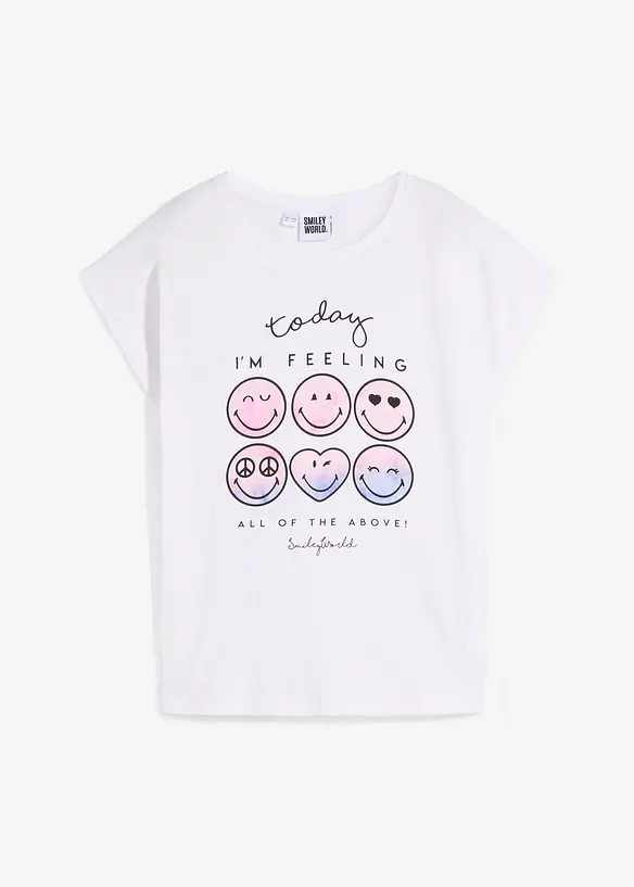 Smiley shirt van katoen, SmileyWorld
