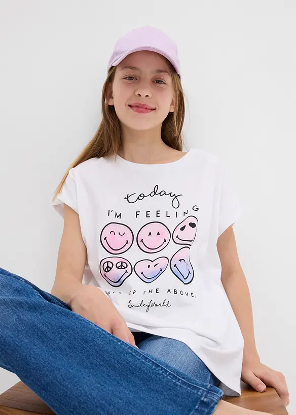 Smiley shirt van katoen, SmileyWorld