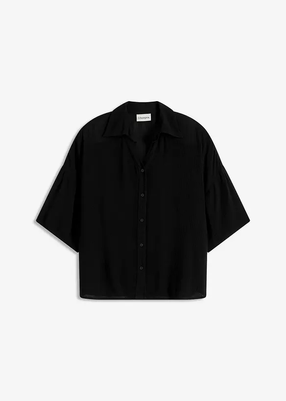 Strandblouse van viscose met korte mouwen, bonprix