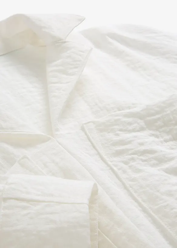 Overhemdblouse in een soepele viscosemix, bonprix