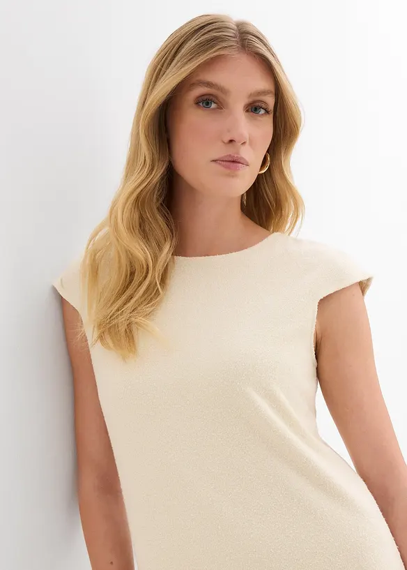 Midi jurk in gebreide look, bonprix