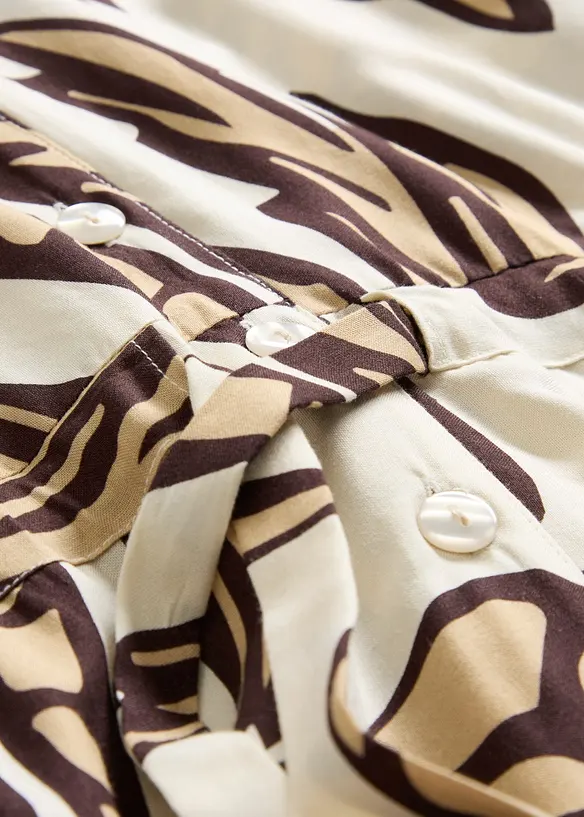 Mini jurk van soepele viscose met kimonomouwen, bonprix