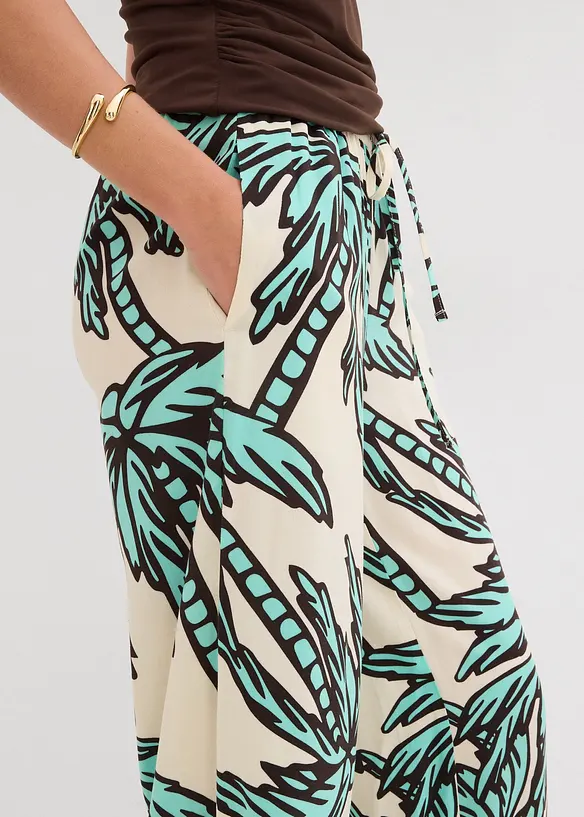 Marlene Dietrich broek van vloeiende viscose, bonprix