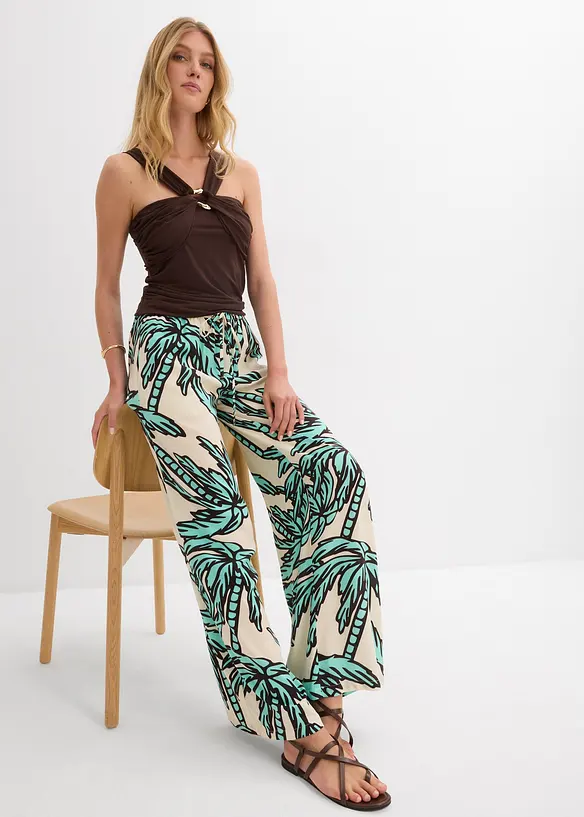 Marlene Dietrich broek van vloeiende viscose, bonprix
