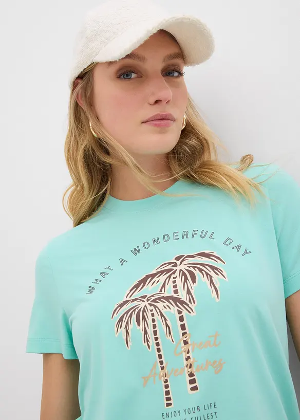T-shirt met originele print, bonprix