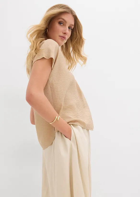 Tuniekblouse in een soepele viscosemix, bonprix