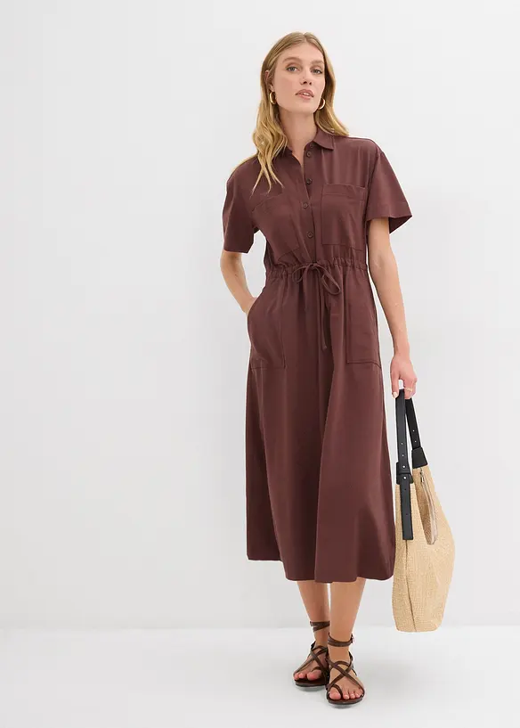 Shirtjurk van stretch katoen, bonprix