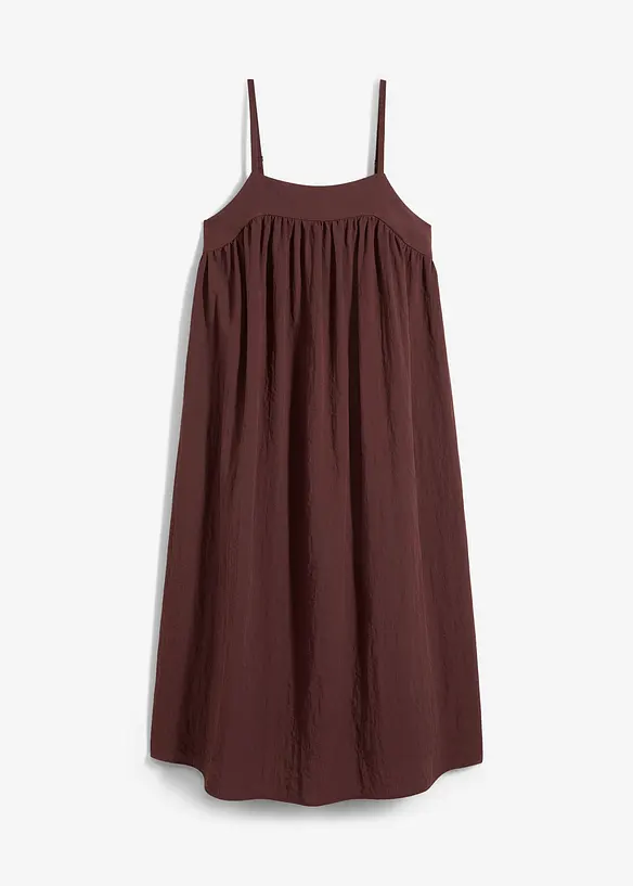 Jurk met spaghettibandjes van een soepele viscose-mix, bonprix