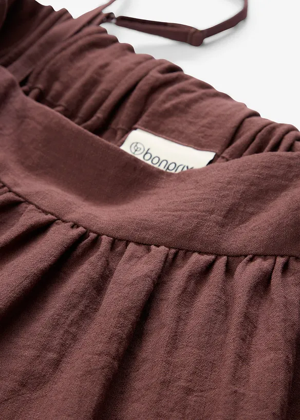 Jurk met spaghettibandjes van een soepele viscose-mix, bonprix