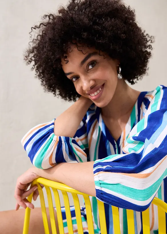 Blouse van gestructureerde viscose, bonprix