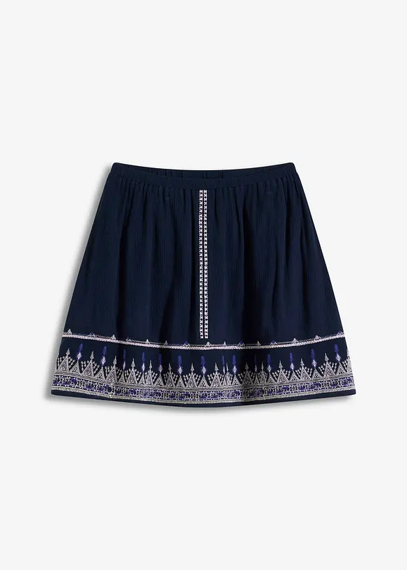 Minirok met borduursel, bonprix
