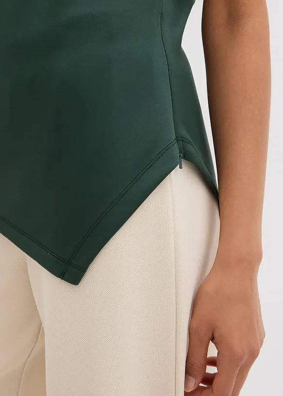 Asymmetrische top van comfortabele scuba, bonprix