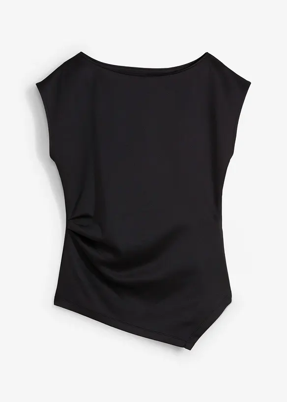 Asymmetrische top van comfortabele scuba, bonprix