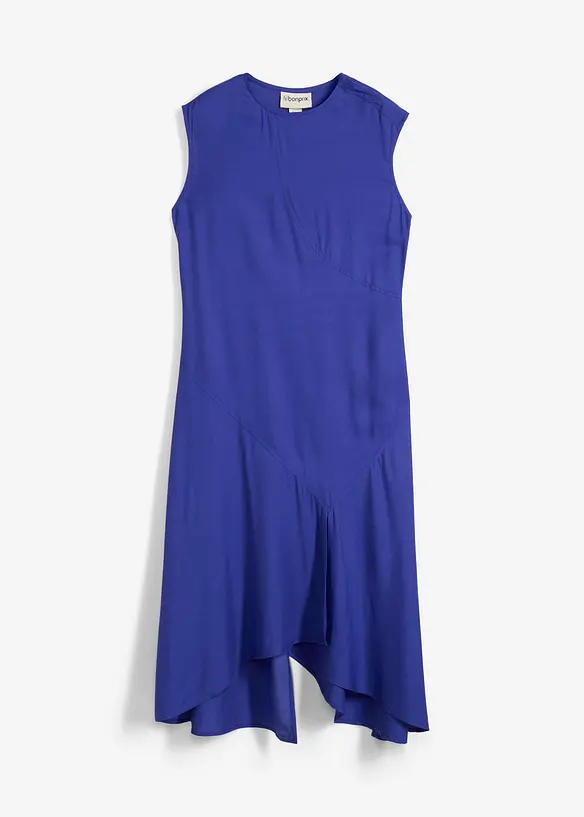 Asymmetrische midi jurk van fijne viscose, bonprix