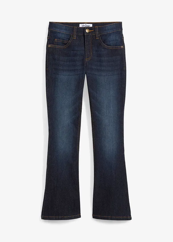 Flared jeans mid waist, bonprix