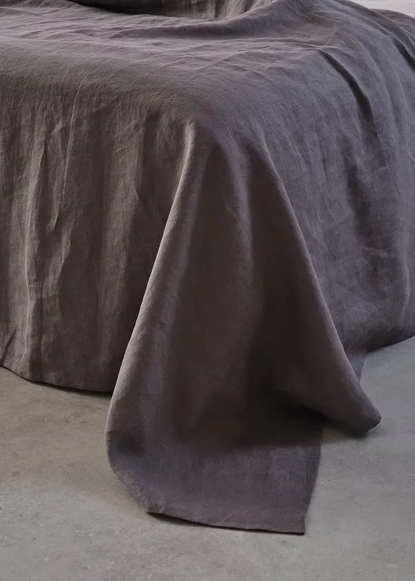 Veelzijdige linnen plaid van hooge kwaliteit, bonprix