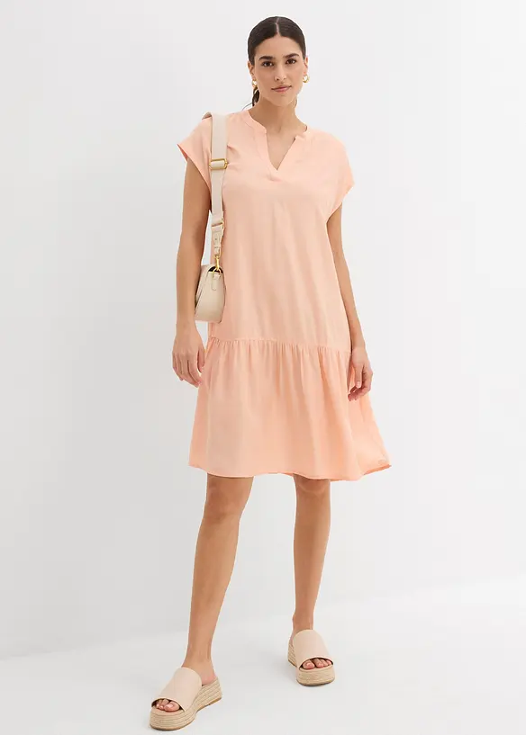 Knielange tuniekjurk van viscose, bonprix
