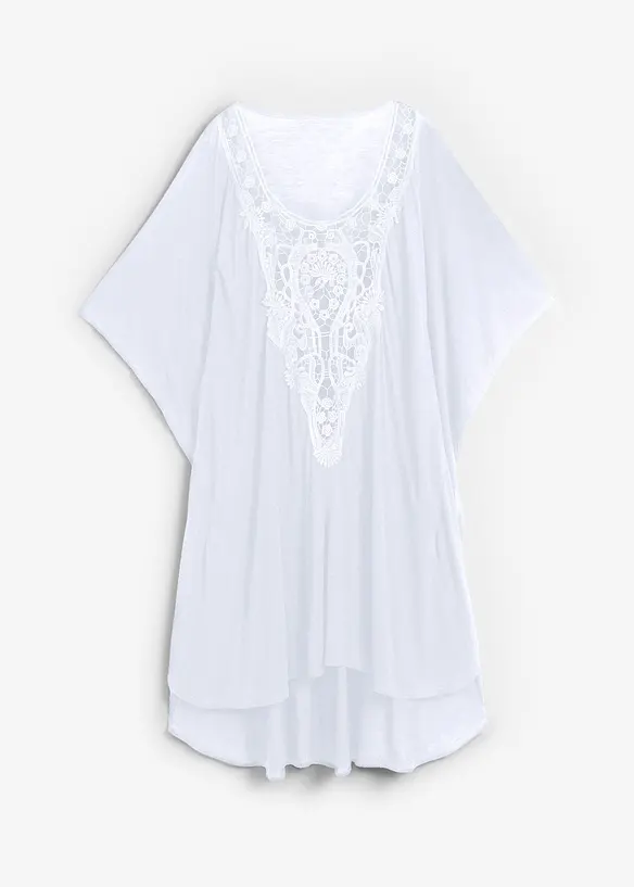 Transparante strandtuniek van viscose, bonprix