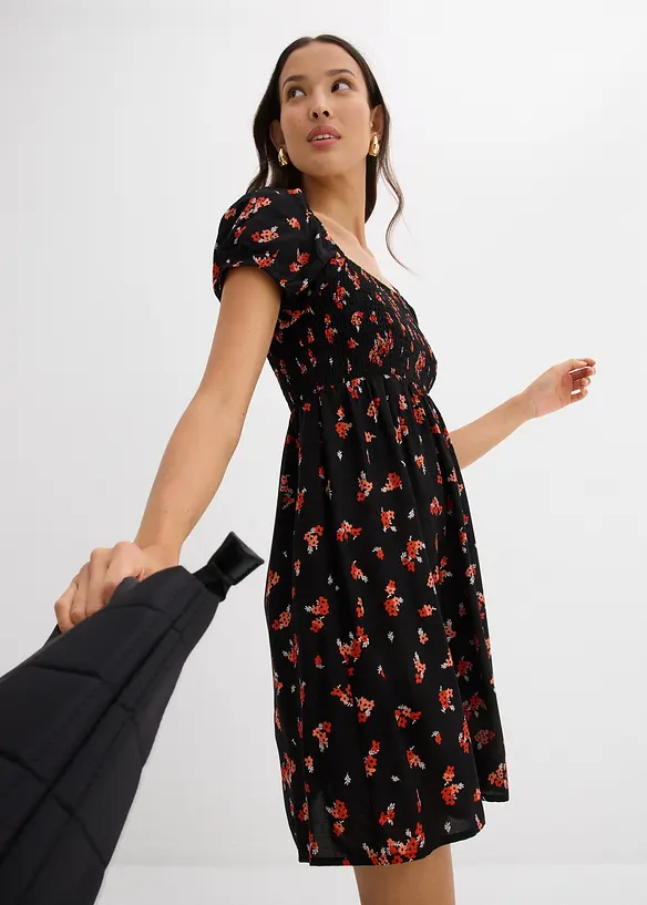 Mini jurk van soepele viscose, bonprix