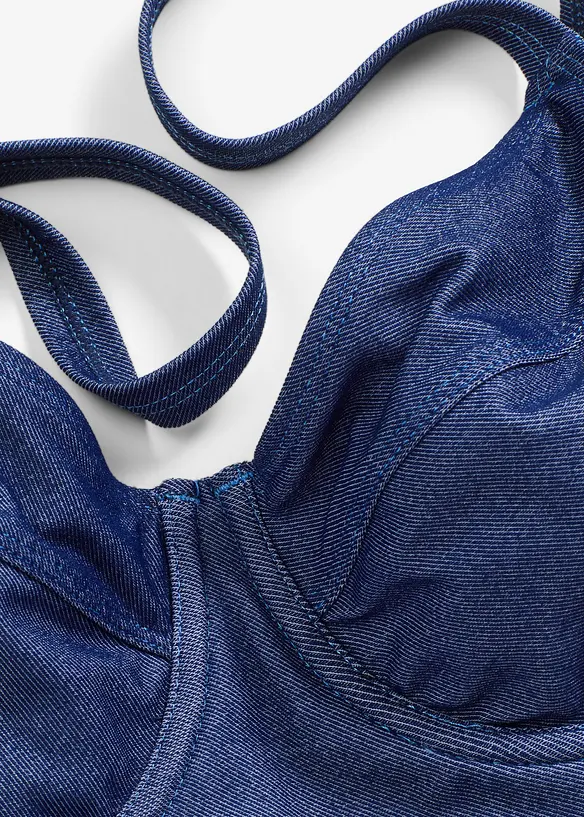 Beugel badpak in jeanslook, bonprix