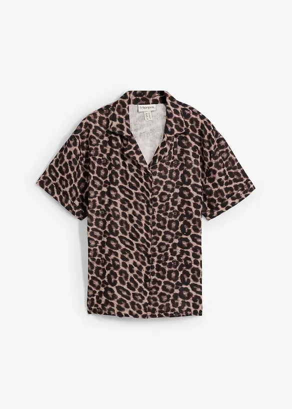 Oversized blouse van mousseline, bonprix