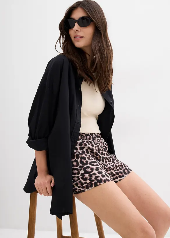 Short met een elastische band, bonprix