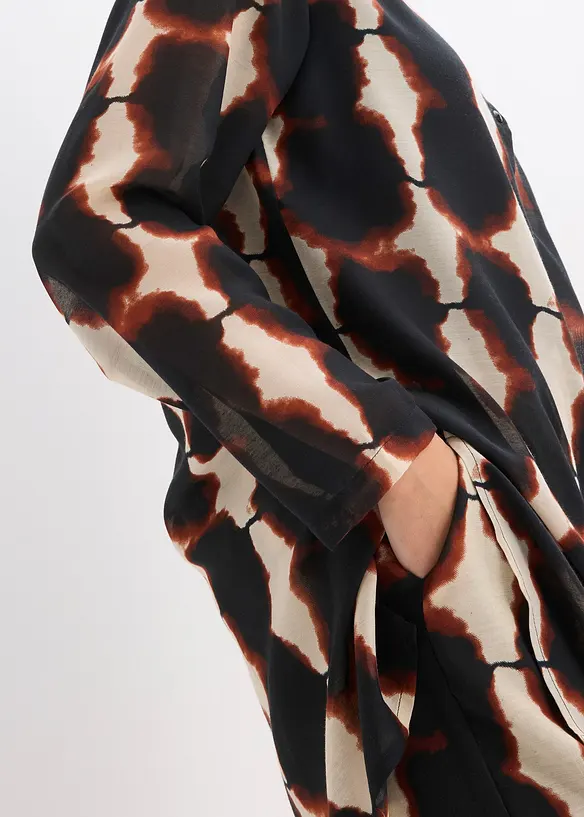 Lange blouse in batik dessin, bonprix