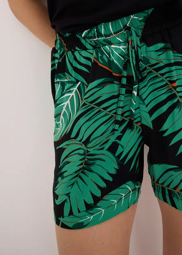 Gedessineerde short van soepele viscose, bonprix