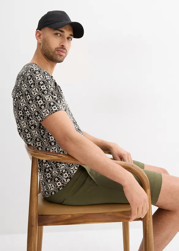 Henley shirt van puur katoen, bonprix