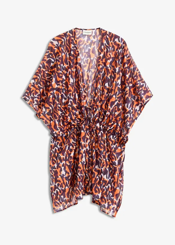 Kimono blouse met strikdetail, bonprix
