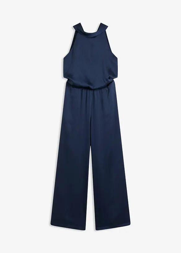 Jumpsuit van gestructureerd satijn, bonprix