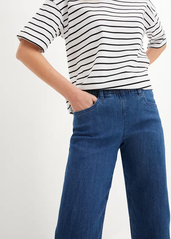 Straight jeans, mid waist (set van 2), bonprix