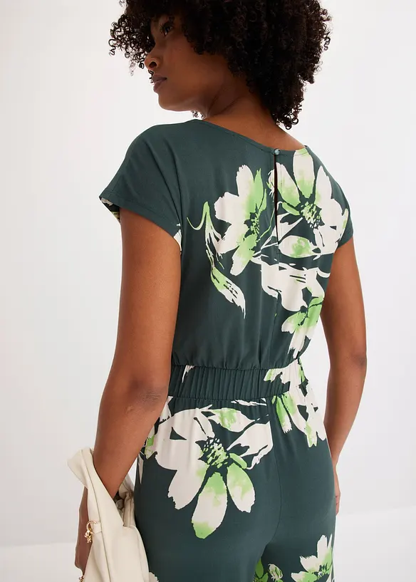 Jumpsuit met strikceintuur, bonprix