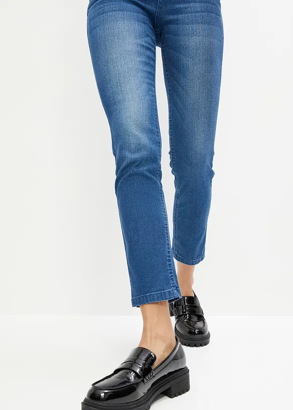 Skinny jeans, high waist, cropped, bonprix