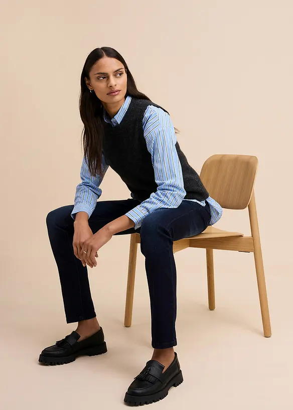 Corrigerende slim fit ultra soft jeans, high waist, bonprix