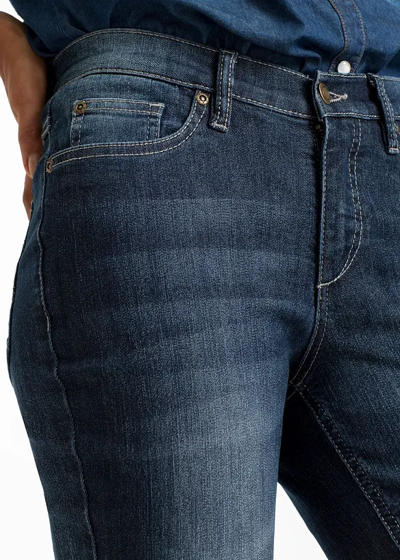 Bootcut comfort stretch jeans, high waist, bonprix