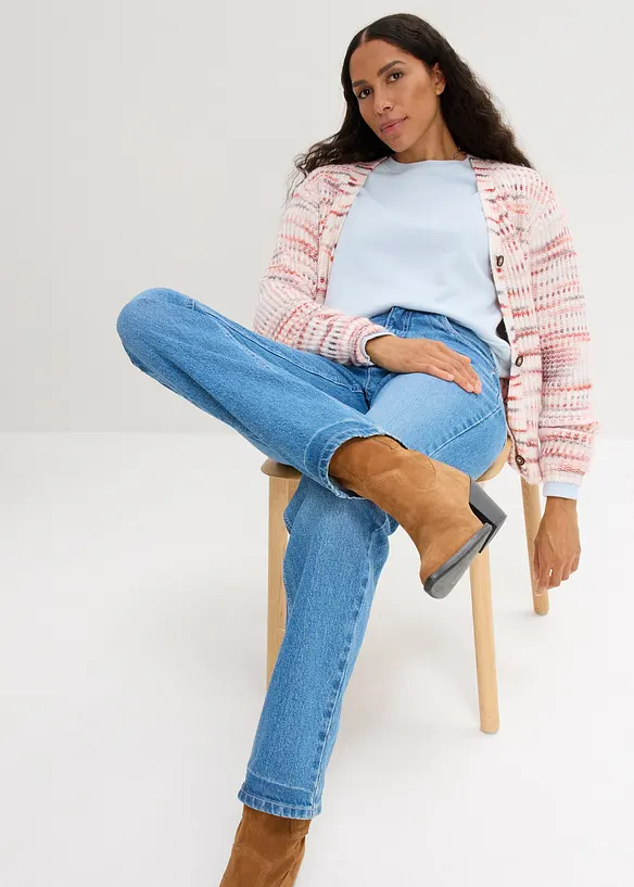 Straight jeans met high waist, bonprix