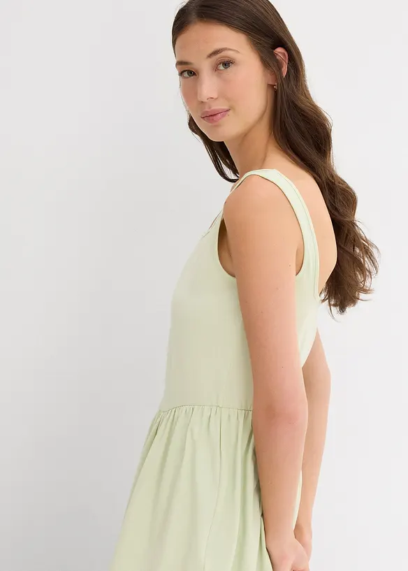 Lange top van een elastische katoenmix, bonprix
