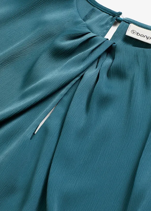 Blouse van glanzend satijn, bonprix