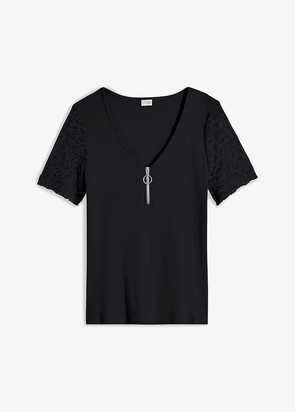 Geribd shirt van katoen, bonprix
