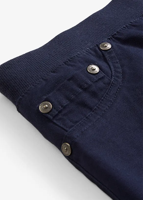 Twill broek van elastisch katoen, bonprix